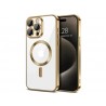 Capa Iphone 15 Plus MAGSHINE MAGSAFE GOLD