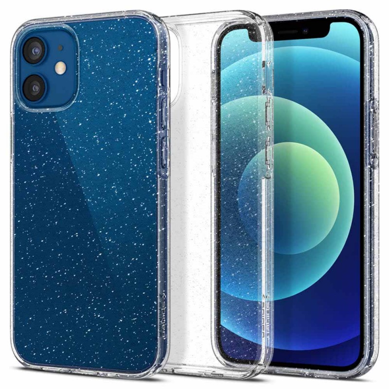 Capa Iphone 12 Mini LIQUID CRYSTAL GLITTER
