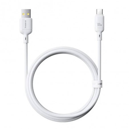 Baseus Silky Fast Charging Cable USB-A to USB-C 100W - Branco