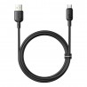 Baseus Silky Fast Charging Cable USB-A to USB-C 100W - Preto