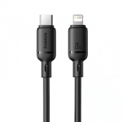 Baseus Silky Fast Charging Cable USB-C to Lightning 20W - Preto