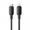 Baseus Silky Fast Charging Cable USB-C to Lightning 20W - Preto