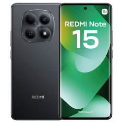 Xiaomi Redmi Note 15 - Preto - Frente e traseira