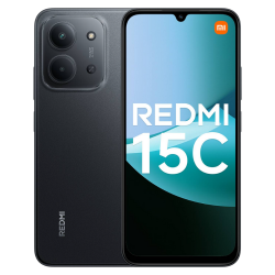 Xiaomi Redmi 15C - Midnight Black - Frente e traseira
