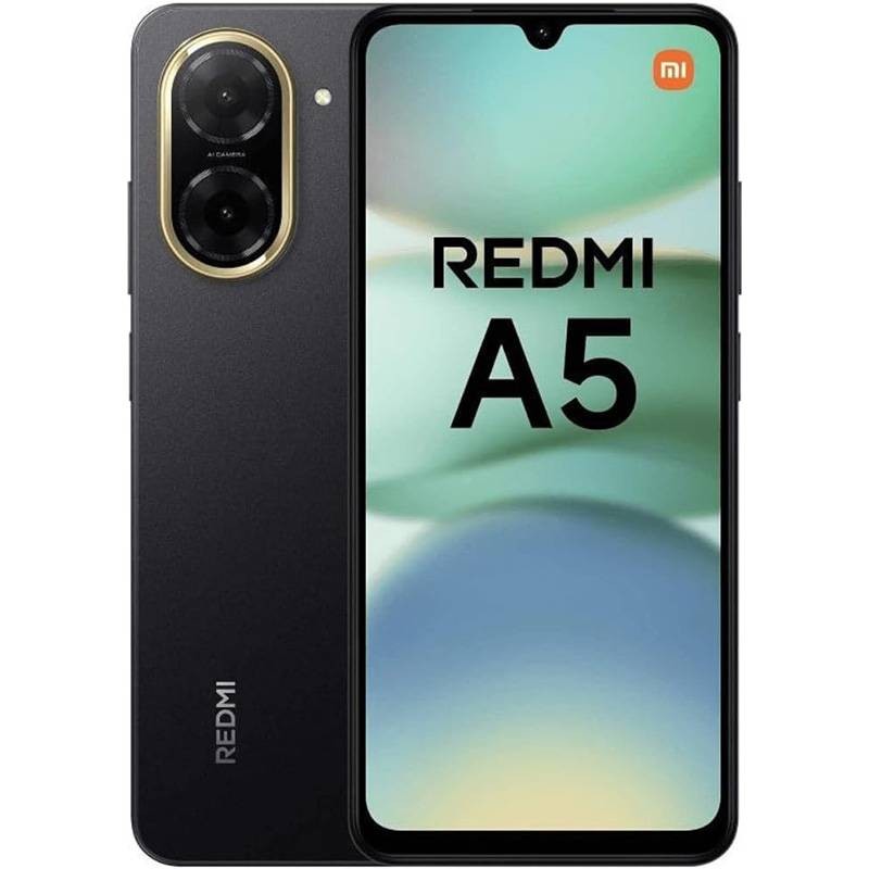 Xiaomi Redmi A5 - Midnight Black - Frente e traseira