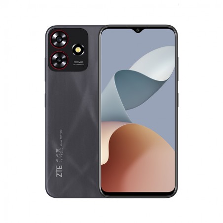 ZTE Blade A73 - Space Black - Frente e traseira