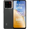 ZTE Blade A56 -  Celestial Black - Frente e traseira
