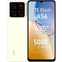 ZTE Blade A56 -  Floating Gold - Frente e traseira