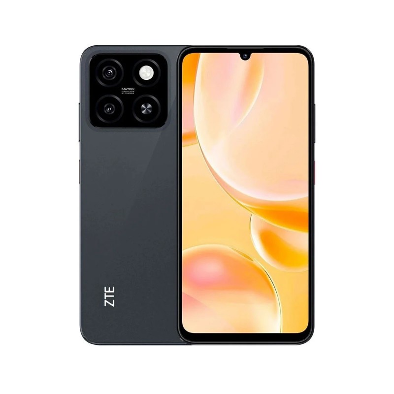 ZTE Blade A55 - Starry Black - Frente e traseira