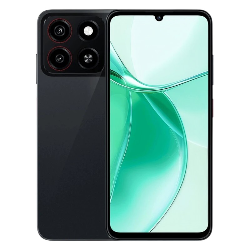 ZTE Blade A35 - Starry Black - Frente e traseira